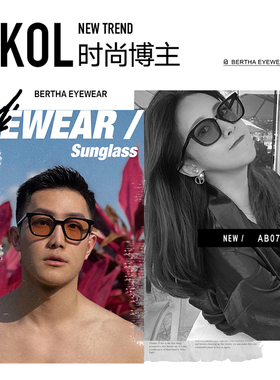 gm墨镜女黑框高级防紫外线