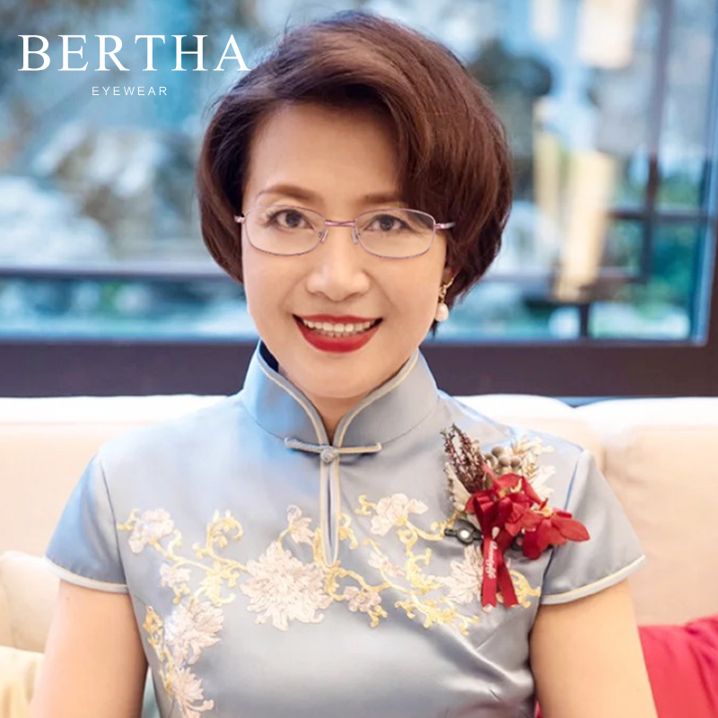 日本进口折叠老花眼镜女官方旗舰店防蓝光高清超轻时尚便携式老人 - 图0