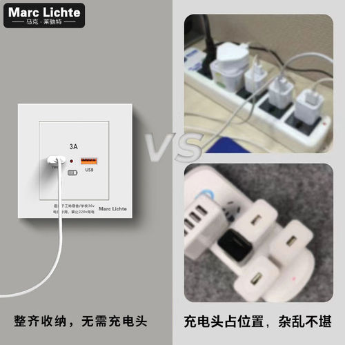 36伏低压专用苹果安卓手机充电USB插座面板36V转5V15WPD快充 - 图3