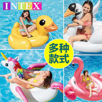 Large water inflatable toy for riding a unicorn flying horse shark dolphin crocodile whale animal children swim lap