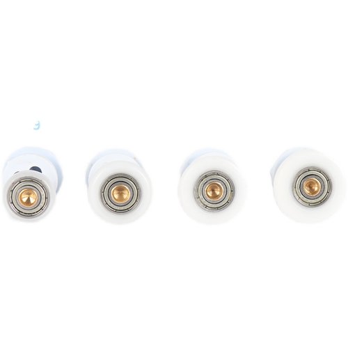 老式圆弧形淋浴房滑轮老款整体浴室玻璃移门金属包边轮卫生间配件 - 图3