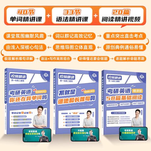刘晓艳2027考研英语你还在背单词吗58篇基础阅读不就是语法和长难句吗27年英一1二2刘晓燕大雁带你词汇书教你高分写作历年真题2026 - 图1