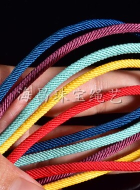 进口米兰线挂件吊坠绳3.0/4.0mm手链项链编织绳手把件绳