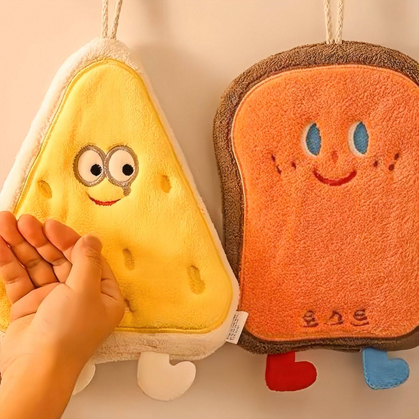 可爱擦手巾挂式吸水加厚卫生间卡通擦手帕毛巾洗手小方巾厨房抹布,淘宝优惠券,粉丝福利购,淘宝优惠卷