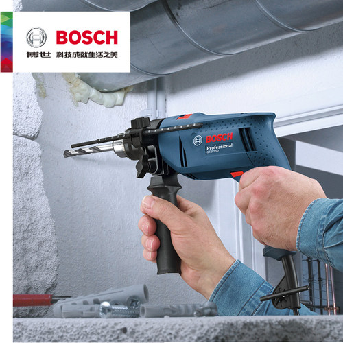 德国博世多功能冲击钻家用钻墙220V原装博士手电钻GSB550/GSB570 - 图1
