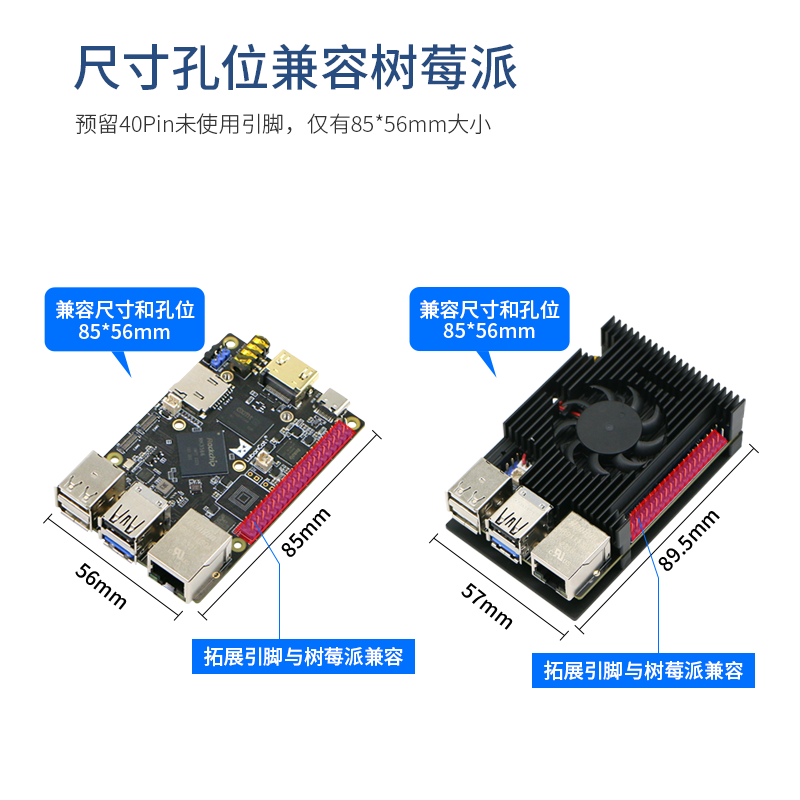 鲁班猫4野火ROS开发板Ubuntu机器人Linux主控板RK3588S兼容树莓派 - 图2