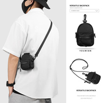 Tidal Mini Small Bag Single Shoulder Bag Mini Backpack Pendant Credential Headphones Bag Women Key Skew Satchel Bag for mens cigarette packs