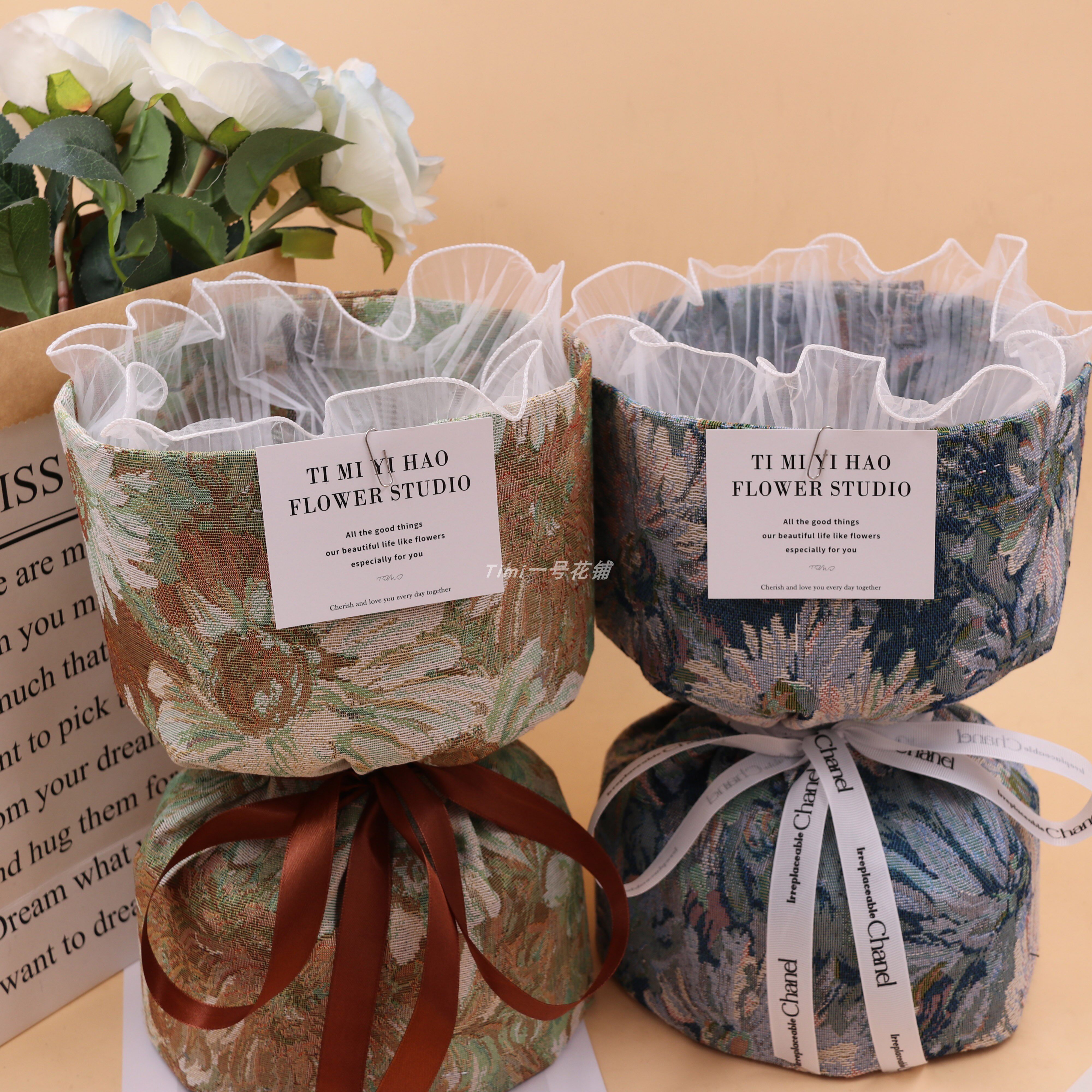 小香风花束成品包装材料DIY包花神器零食水果鲜花创意礼物花束,淘宝优惠券,粉丝福利购,淘宝优惠卷
