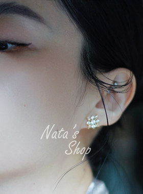 Natalia 925银 星月系列 星星耳钉
