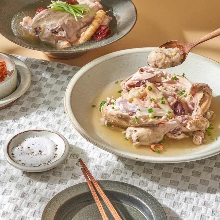 韩国代购秀斌参鸡汤干料包 秀彬牌参鸡汤材料滋补参鸡汤70g*2袋装,淘宝优惠券,粉丝福利购,淘宝优惠卷