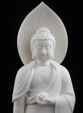 西方三圣德化陶瓷禅意