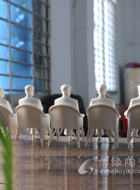 共和国春天历史人物雕塑五大伟人德化陶瓷白瓷张祥琦大师名家摆件