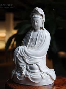 观音菩萨供奉会所明清古典风佛像