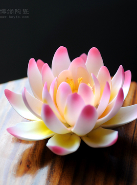 会所禅意风供奉睡莲家居装饰定制