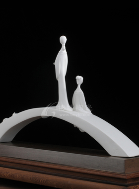 会所仕女人物摆件德化白瓷