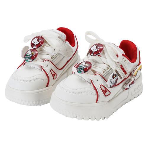 网红爆款儿童卡通挂件运动鞋女童休闲百搭小白鞋男童低帮板鞋潮鞋 - 图3