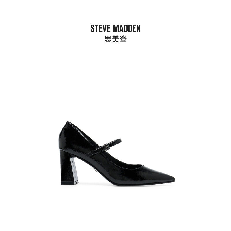 [张雨绮同款]Steve Madden思美登ARLEE百搭一字带玛丽珍通勤单鞋,淘宝优惠券,粉丝福利购,淘宝优惠卷