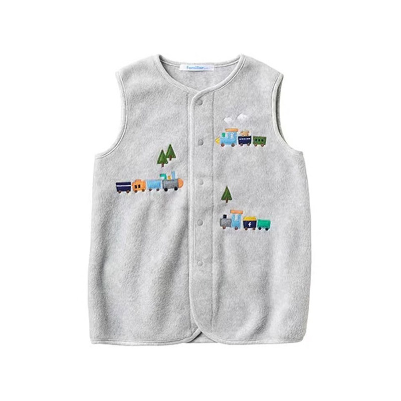 儿童马甲春秋冬摇粒绒男女童保暖坎肩宝宝背心加绒精美刺绣小外搭,淘宝优惠券,粉丝福利购,淘宝优惠卷