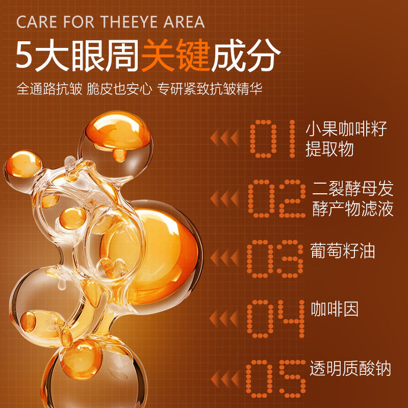 ENSEO咖啡因熬夜紧致抗皱淡纹眼霜保湿滋润淡化熬夜眼袋眼部护理,淘宝优惠券,粉丝福利购,淘宝优惠卷