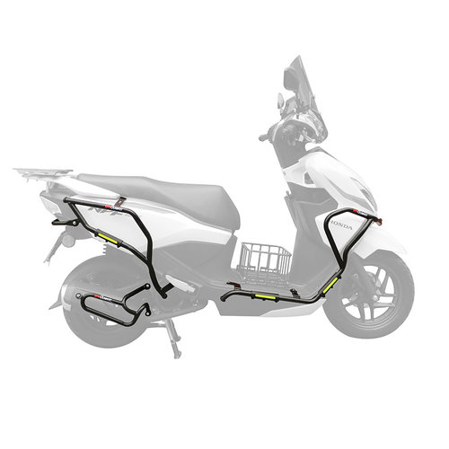 适用本田NPF125保险杠前后护杠防摔防倒防撞保护WH125-13排气护杠 - 图3