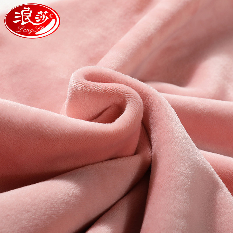 浪莎冬季加绒塑身紧身托胸打底衫 晋海服饰保暖上装