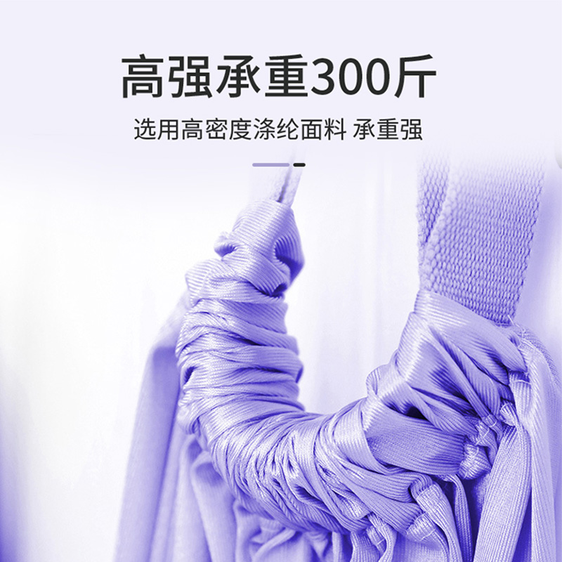 空中瑜伽吊绳家用开肩开背瑜伽弹力带伸展挂门瑜伽绳辅助倒立神器 - 图2