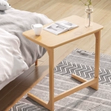 SOFA Шкаф шкаф Sideline может переместить кровабоковую таблицу Creative C -образную сторону -Столовый стол с твердым деревом.