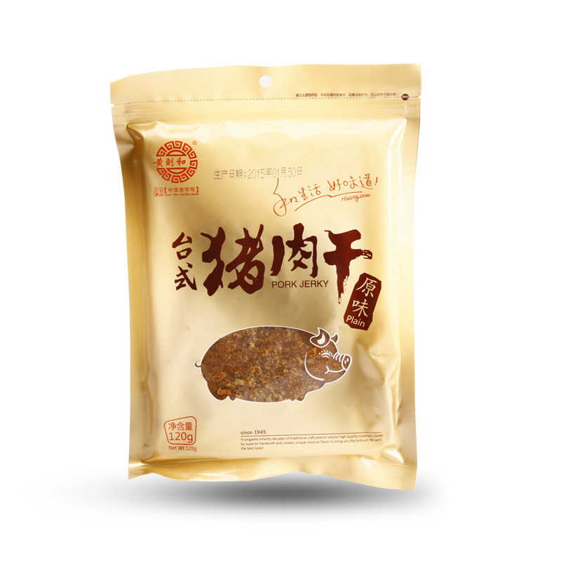 黄则和原味台式猪肉干猪肉条/干脯 黄则和猪肉类