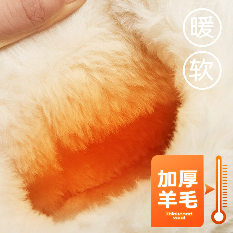 骆驼雪地靴男女款2025冬季棉鞋保暖羊毛加绒东北零下高帮防寒靴,淘宝优惠券,粉丝福利购,淘宝优惠卷