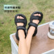 Camel women's shoes 2025 summer new versatile casual sandals sports sandals thick-soled heightened beach fashion sandals