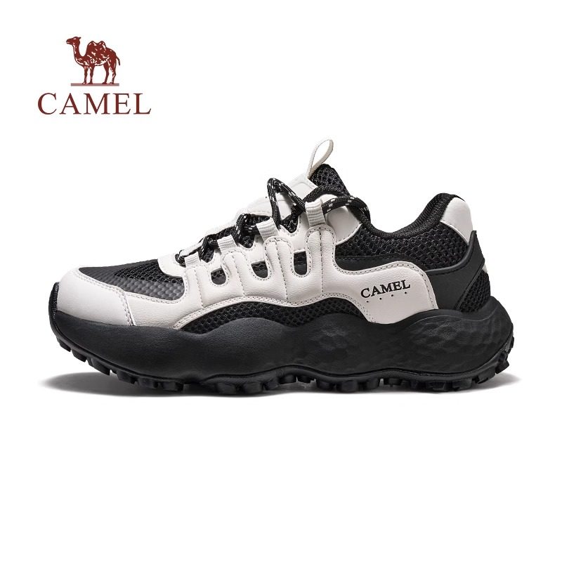 【骆驼花生鞋】2025春季女鞋新款户外运动鞋休闲老爹鞋情侣登山潮,淘宝优惠券,粉丝福利购,淘宝优惠卷