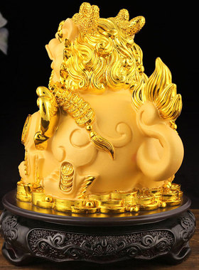 沙金貔貅摆件招财开业送礼