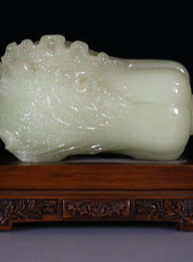 玉石白菜招财摆件开业礼物