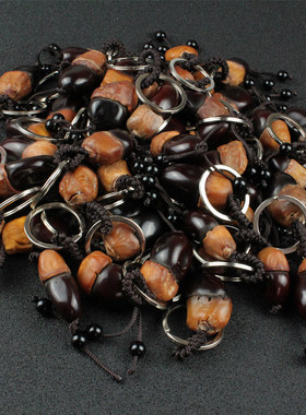 缅茄菩提子钥匙扣挂件菩提子挂饰吊坠创意配饰吊坠小礼品活动赠品