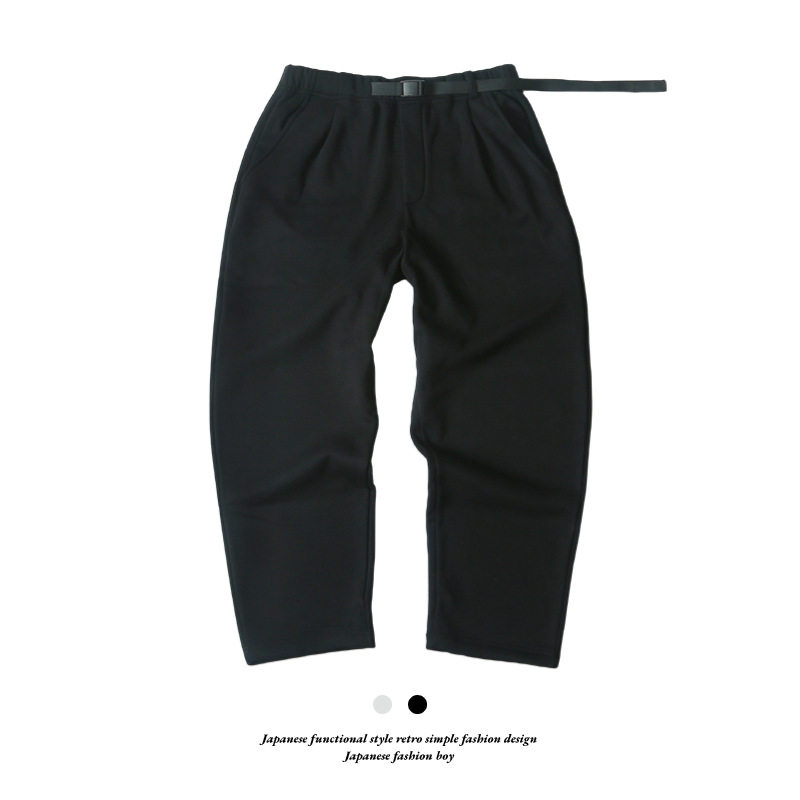 日系紫标-5208卫裤 加绒加厚奥利绒宽松直筒廓形休闲卫裤秋冬款潮,淘宝优惠券,粉丝福利购,淘宝优惠卷