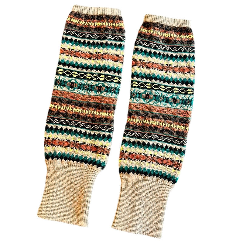 秋冬加厚波西米亚风袜套女羊毛女款堆堆袜加长保暖护腿袜护膝靴套,淘宝优惠券,粉丝福利购,淘宝优惠卷