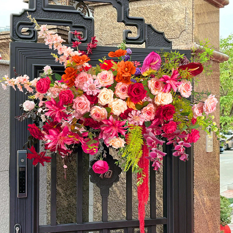结婚装扮用品婚礼布置花艺门庭大门栏杆阳台仿真婚房婚庆花束装饰,淘宝优惠券,粉丝福利购,淘宝优惠卷