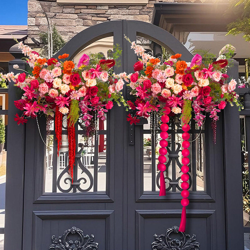 结婚装扮用品婚礼布置花艺门庭大门栏杆阳台仿真婚房婚庆花束装饰,淘宝优惠券,粉丝福利购,淘宝优惠卷