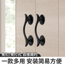 cabinet door drawer handle wardrobe glass door handle free of punch and push and pull transfer door free of nail powerful adhesive integral cabinet handle