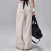 Fitness girl's cool and loose casual sports pants