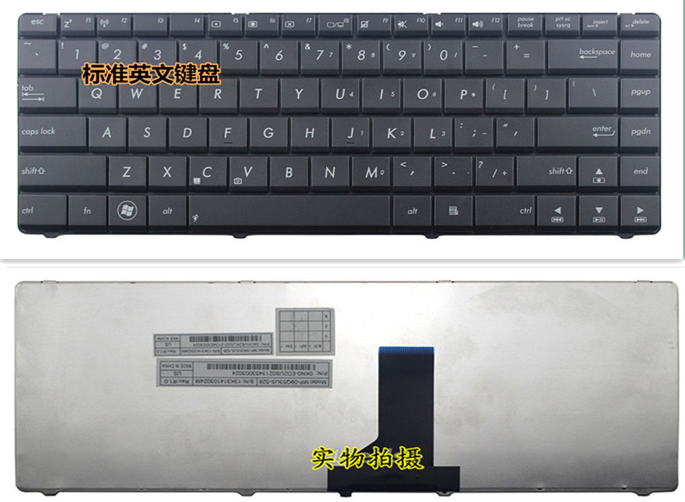 ASUS X43J X42D X45V X85V X44 N82J N43S A83S X84键盘-图1