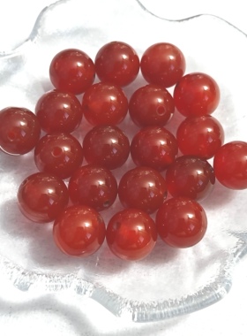 天然巴西玛瑙圆珠经典款潮流手链