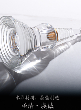 水晶保平安简约玄关客厅舍利塔