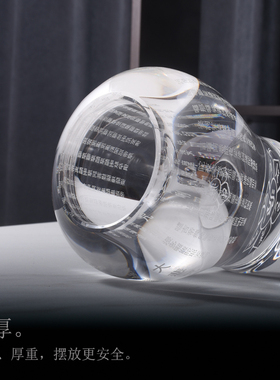 水晶保平安简约佛堂玄关超大孔