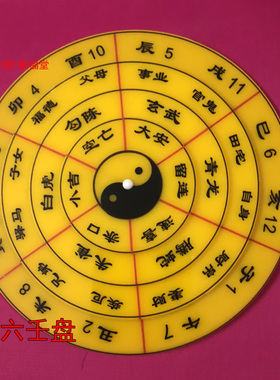 4寸六壬起手盘 神盘诸葛亮马前 六壬小转盘
