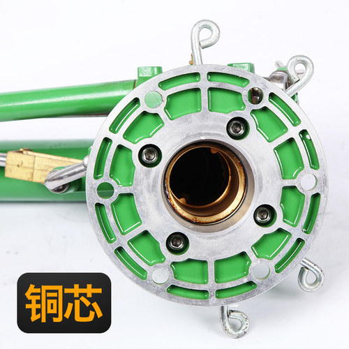 HY-5040涡轮蜗杆雾化喷枪360°自动旋转摇臂喷头农业灌溉工业除尘 - 图1