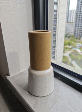 【孤品】花瓶小众陶瓷家居客厅摆件花器插花简约轻奢鲜花装饰瓶