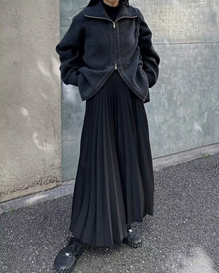 Deuxieme Classe 羊毛羊绒真丝混纺 厚实温暖 华丽肌理 拉链外套,淘宝优惠券,粉丝福利购,淘宝优惠卷