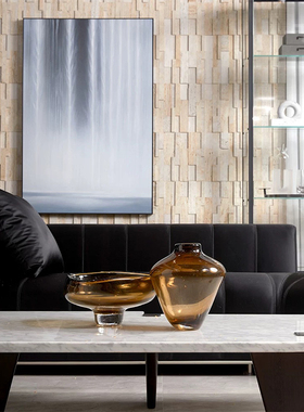 装饰组合摆件书柜果盘st现代轻奢