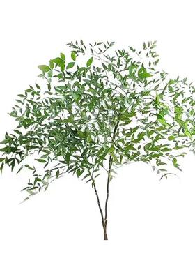 侘寂中古风样板房酒店售楼部花瓶绿植书档长鼻兽组合装饰摆件